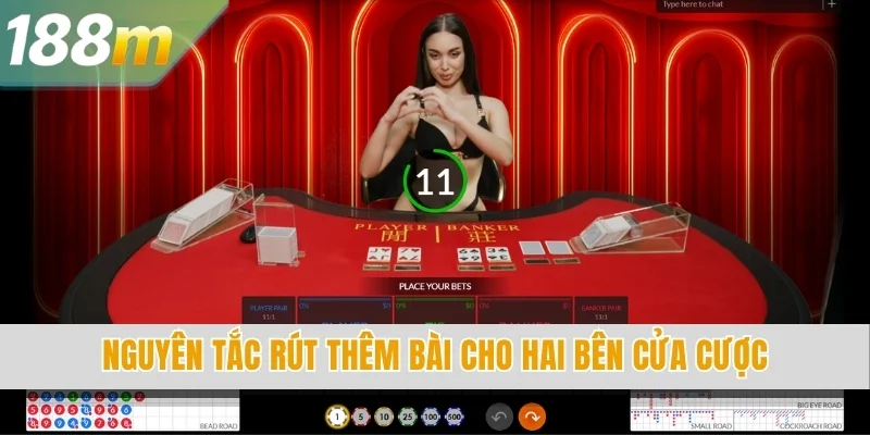 Nguyên tắc rút thêm bài cho hai bên cửa cược